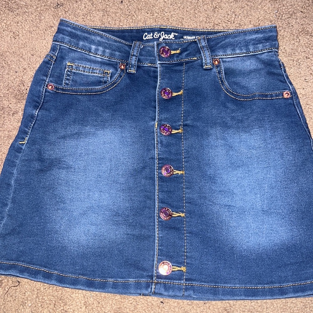 jean skirt